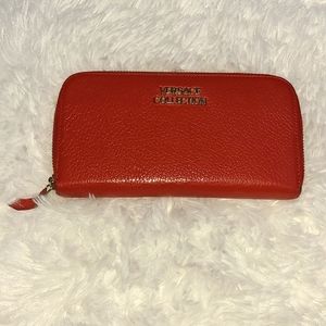 Versace Collection Red Wallet Authentic